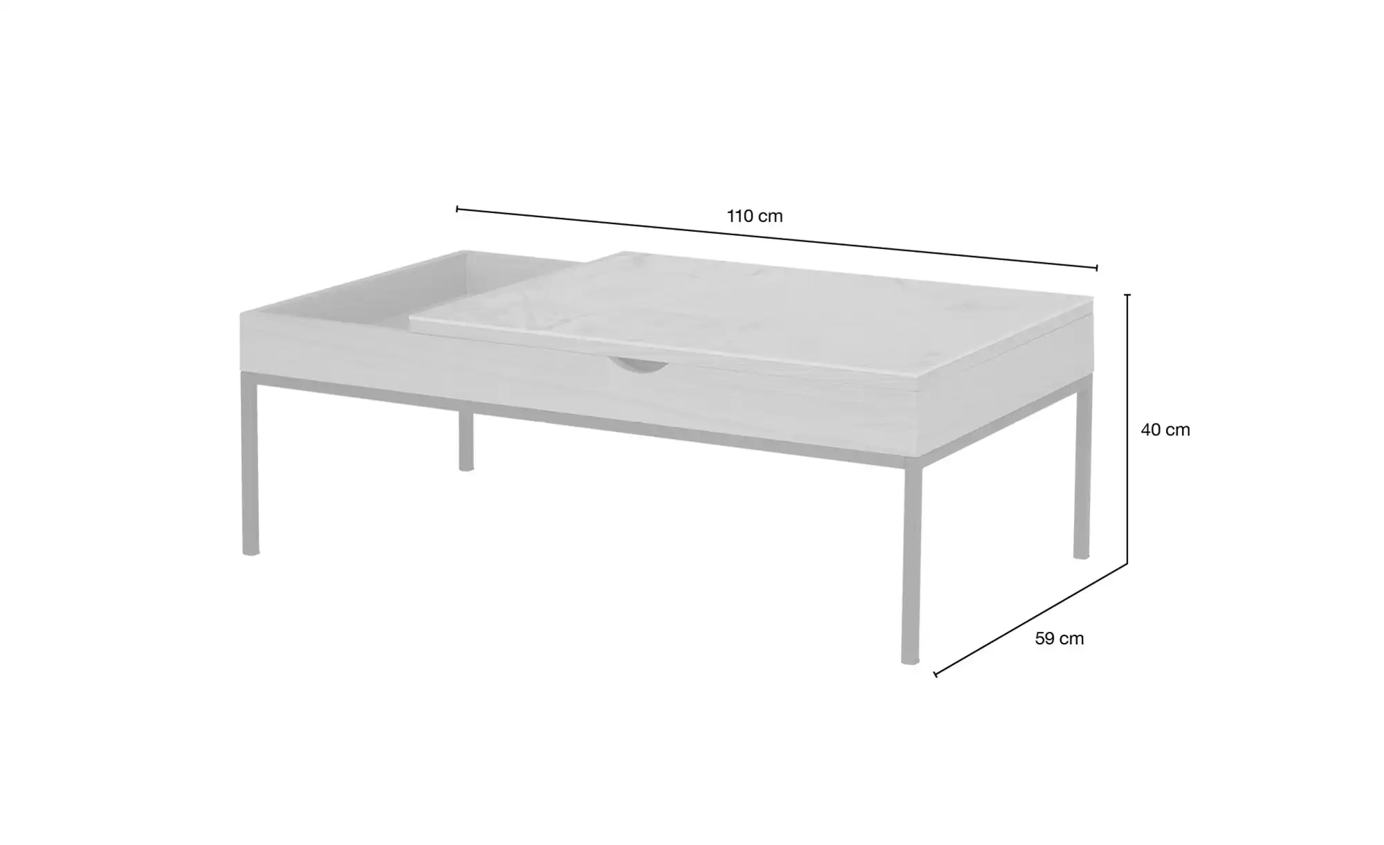 Jette Home Funktionscouchtisch  Assistance