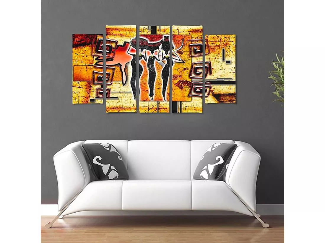 Tableau trois grâces 2 - 200 x 100 cm