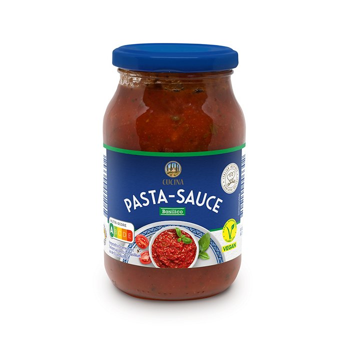 CUCINA NOBILE Pasta Sauce 400 ml, Basilikum