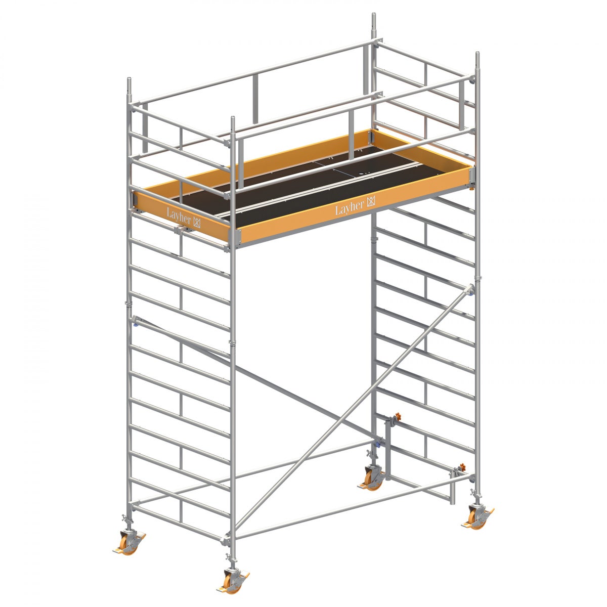 Layher rolsteiger Uni breed 5,50m AH