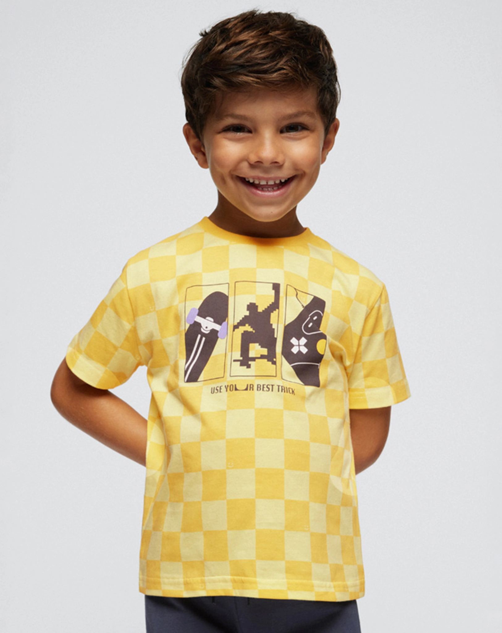 T-Shirt BEST TRICK in sonnengelb