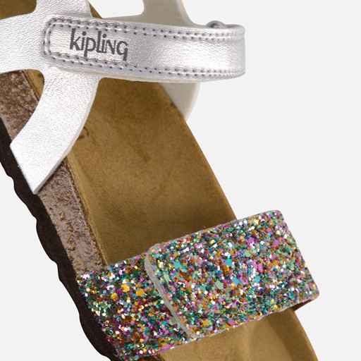 Kipling Marjorie 3 Sandalen zilver Leer