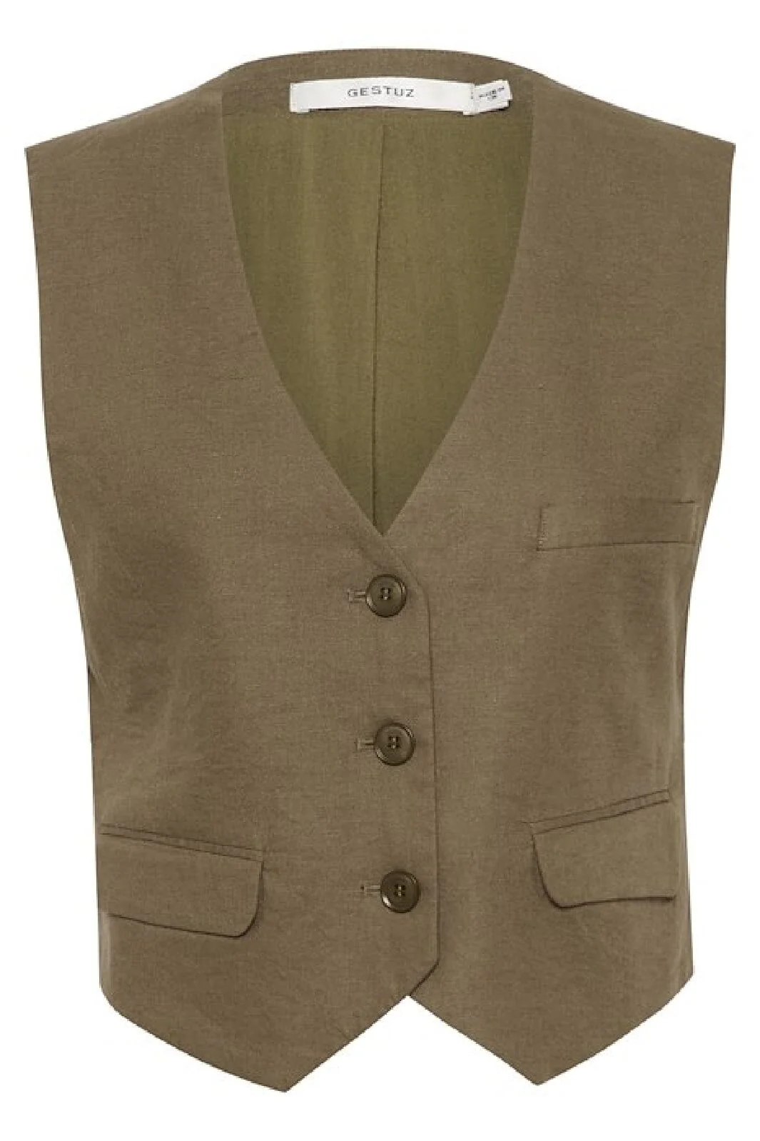 Gestuz LizaGZ linen waistcoat