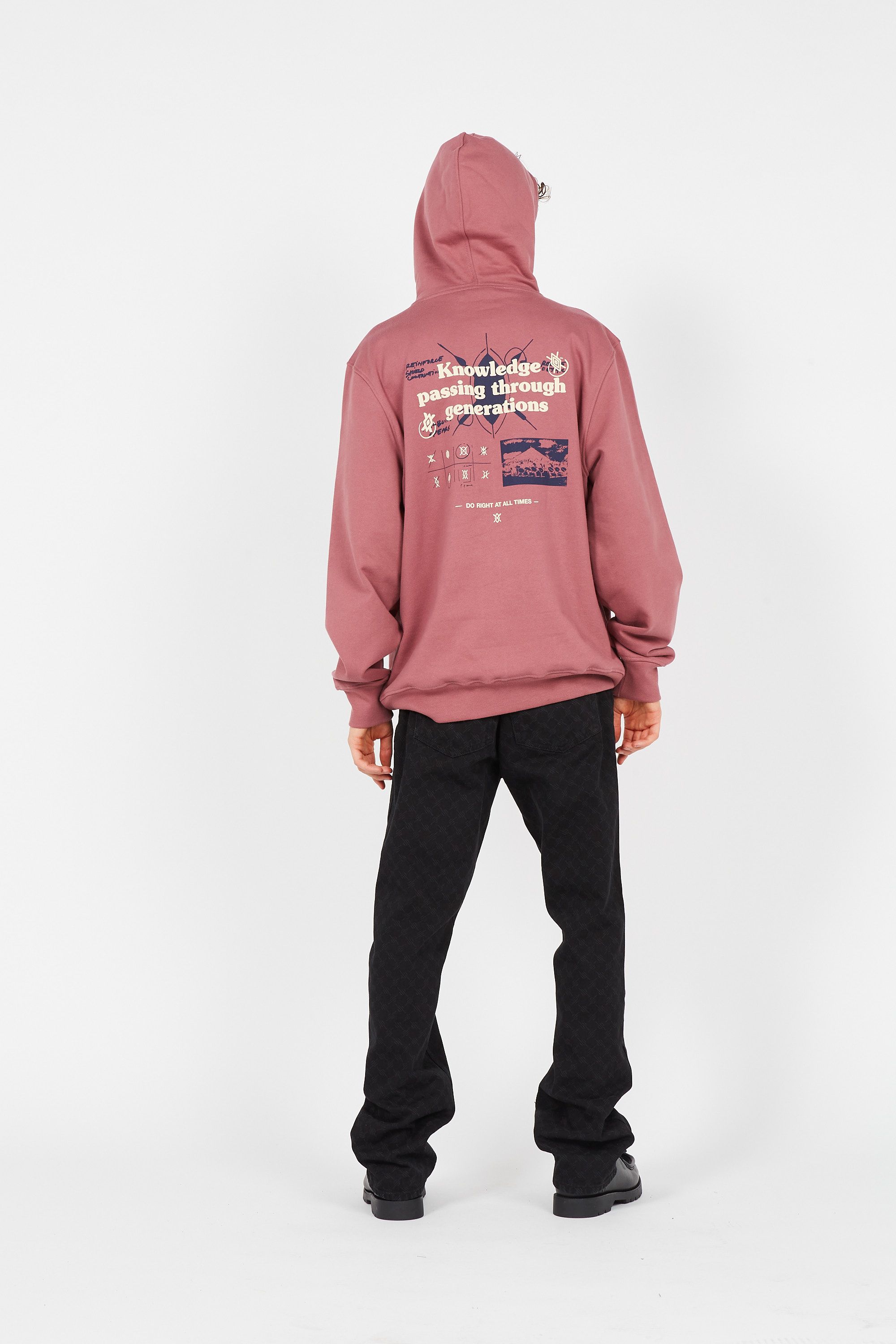 Daily Paper Hoodie Rose