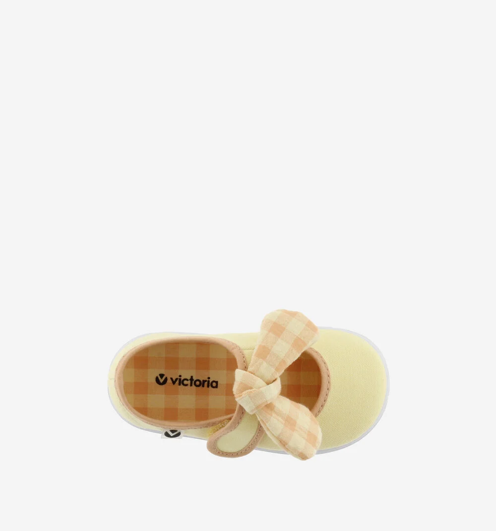 OJALÁ FOULARD VICHY Babies lazo carreaux pour fille AMARILLO