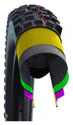 Pneu vtt/gravity 26 x 2.35 Schwalbe magic mary evo addix super trail noir tubeless-tubetype (60-559)