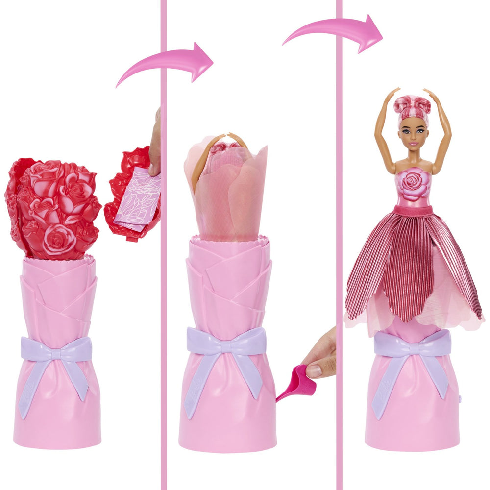 Køb Barbie® Flower Reveal Rød Rose