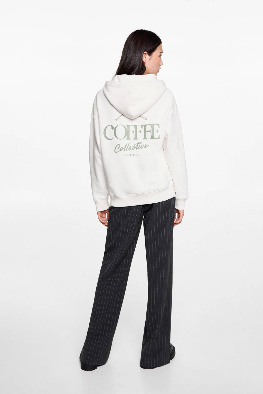 MANGO TEEN hoodie wit