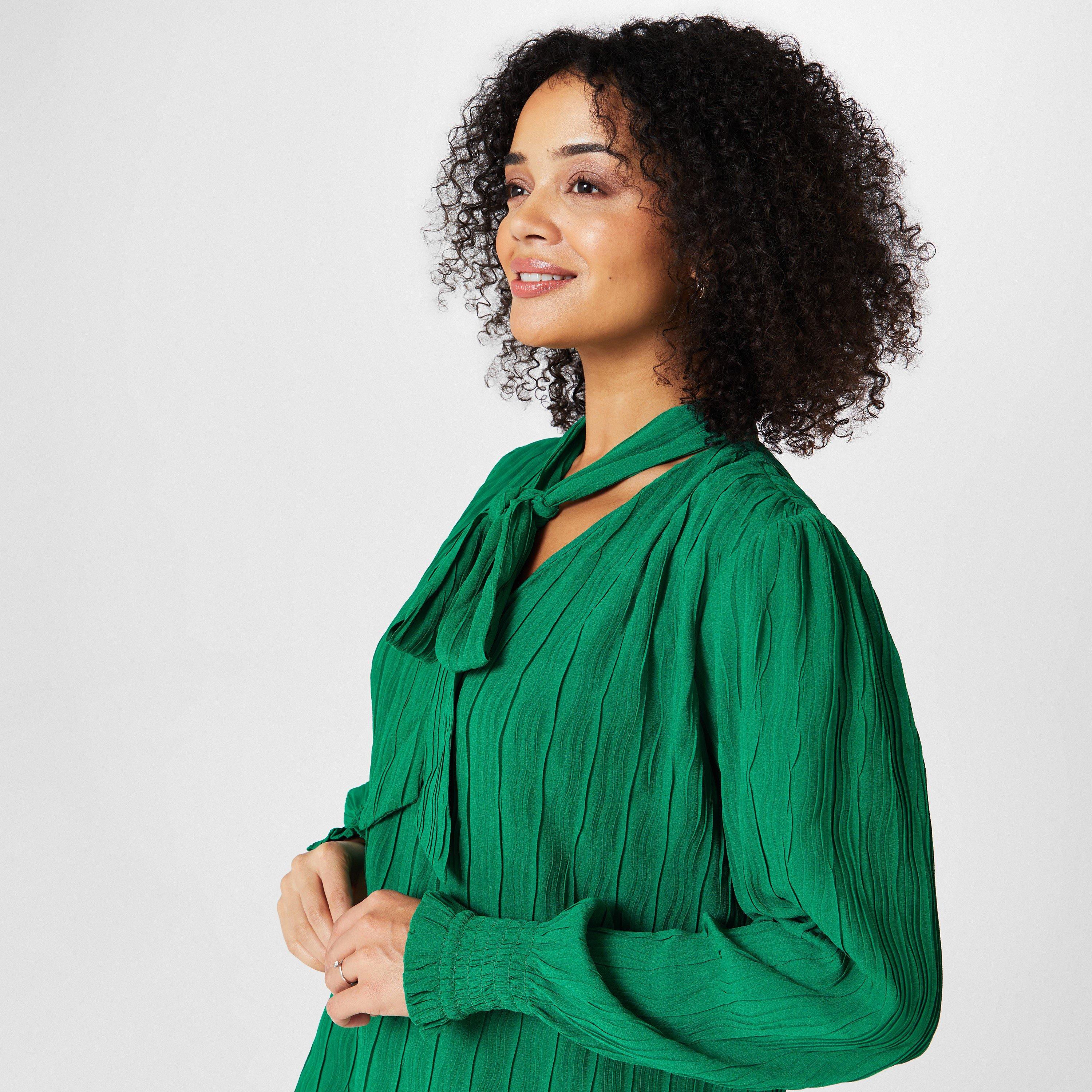 Biba Tie Neck Blouse