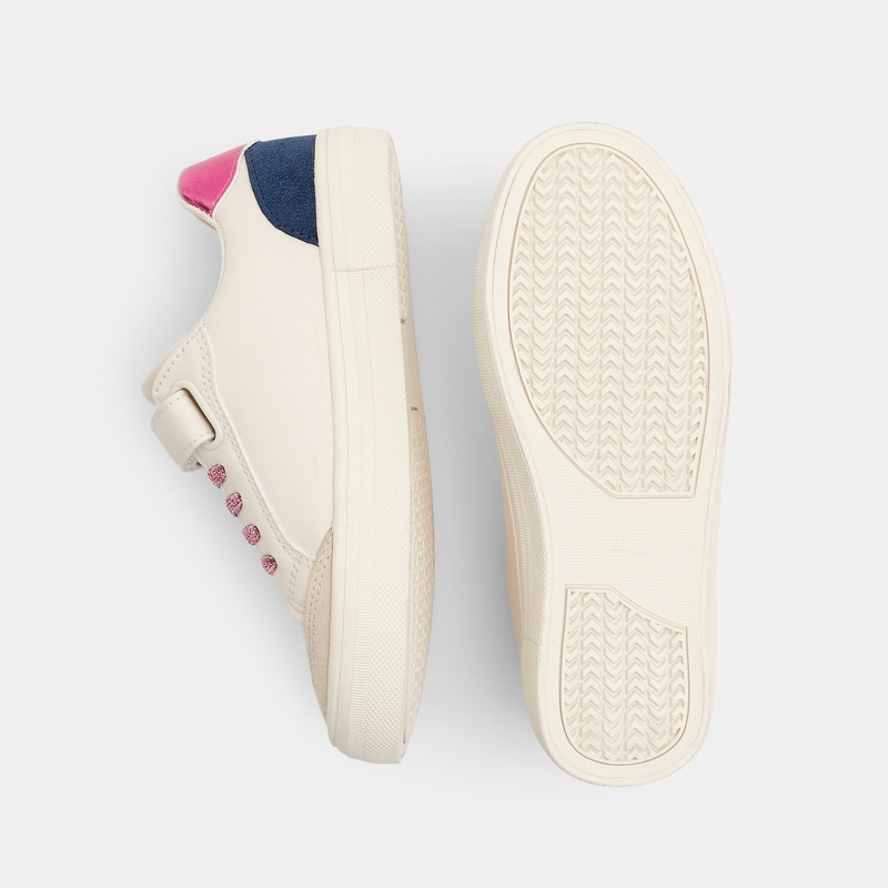 Baskets street blanches fille