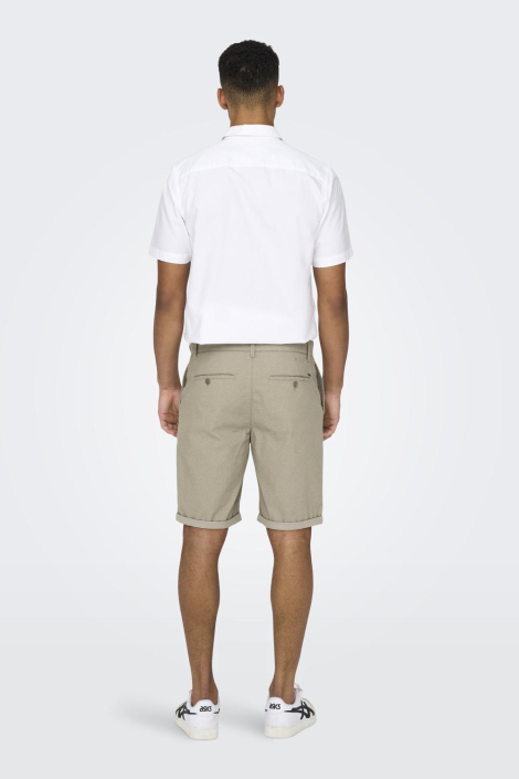 Only & Sons beige heren korte broek