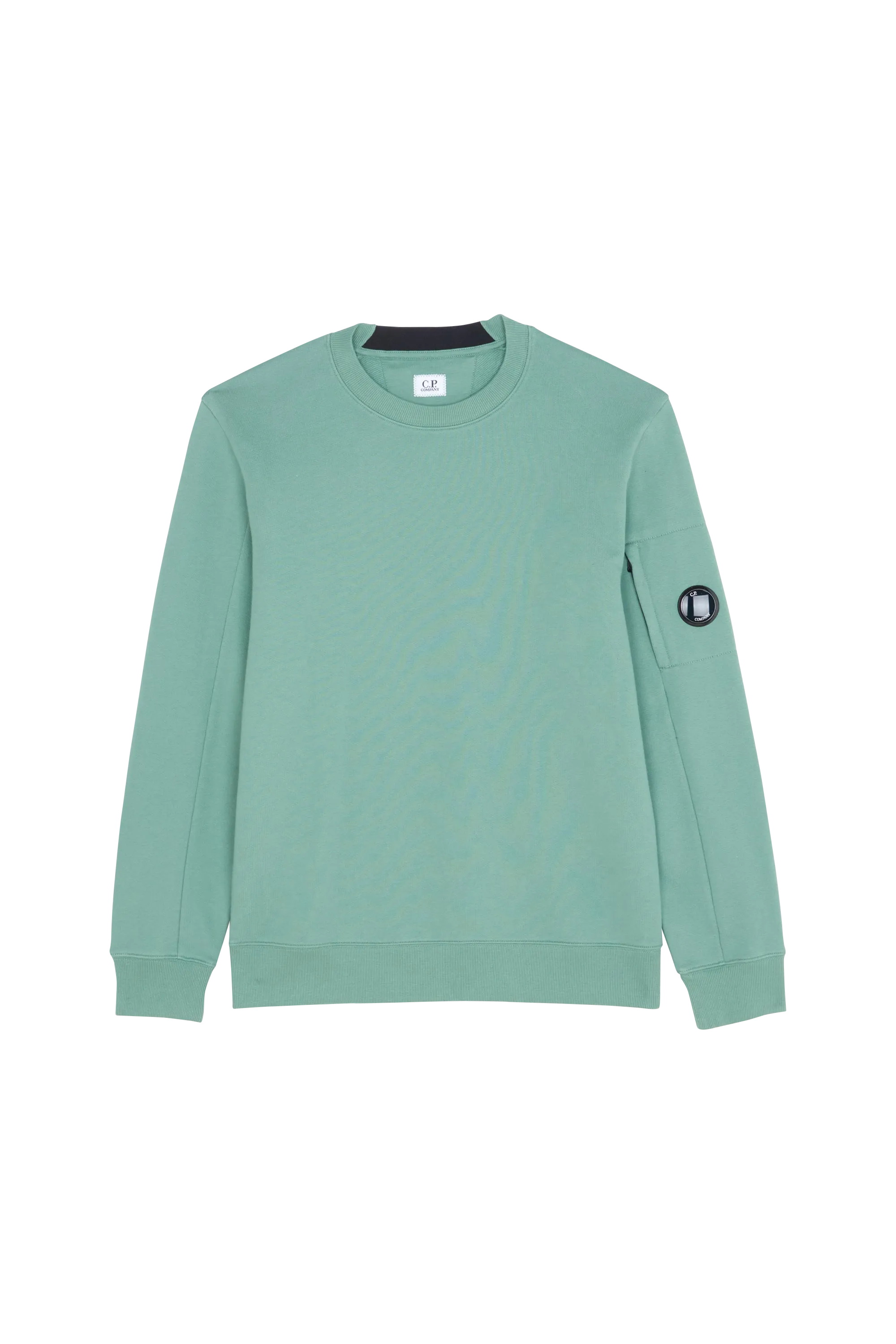 C.P. COMPANY Sweatshirt  DIAGONAL RAISED FLEECE Vert