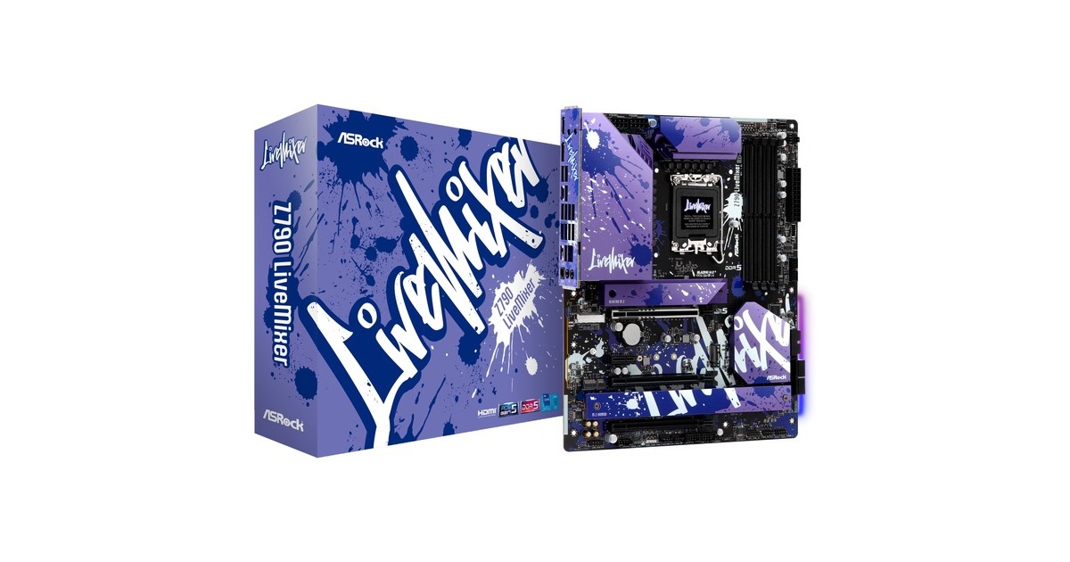 ASRockZ790 LIVE MIXER socket 1700 moederbord  (RAID, 2.5Gb-LAN, Sound, ATX)