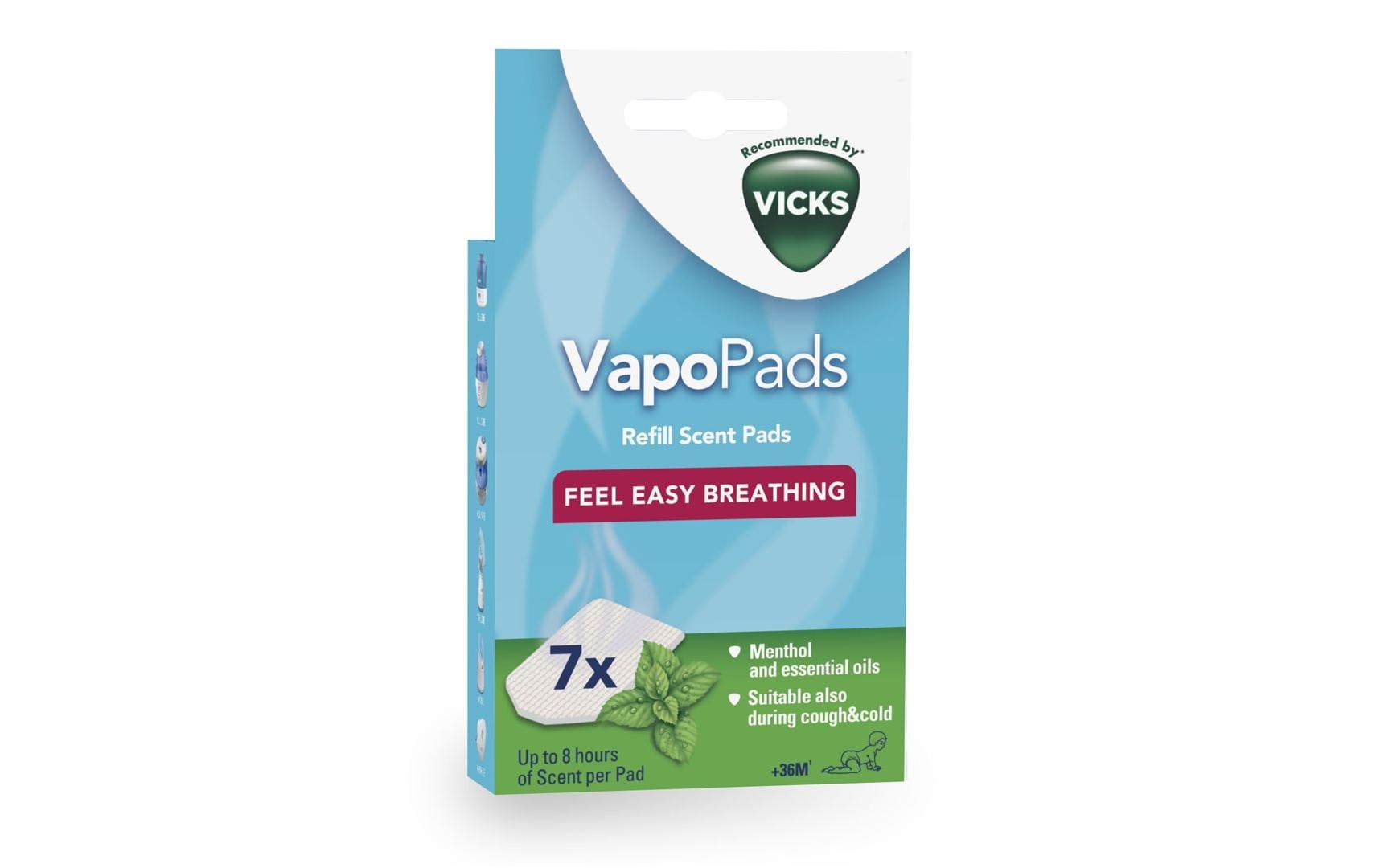 Vapo Pads Nachfüllpackung Menthol 7 StückFür Inhalator VH7 V1