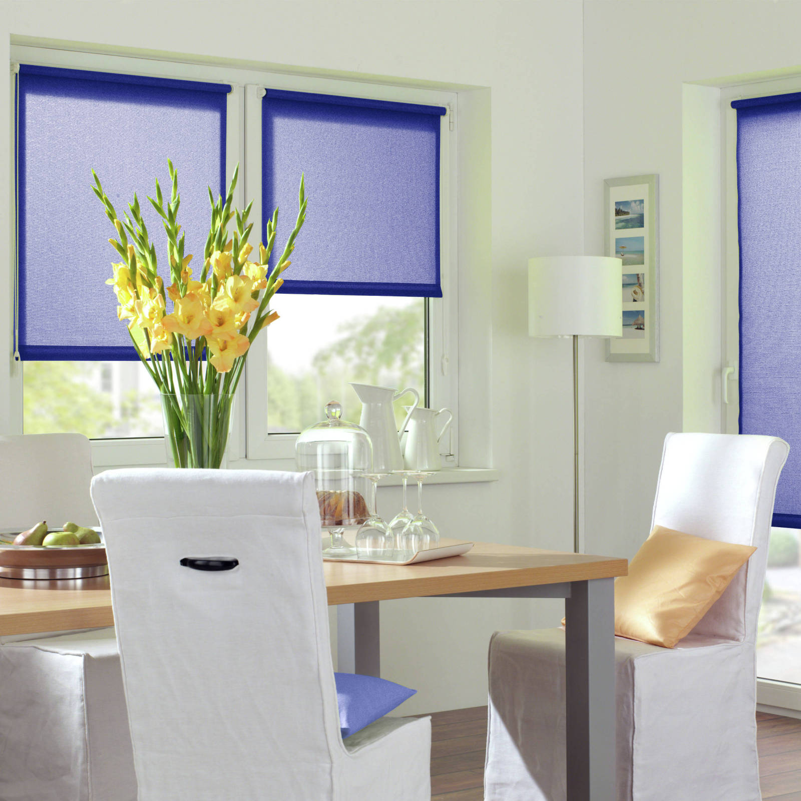 Mini Rollo - blau - 45x150 cm
