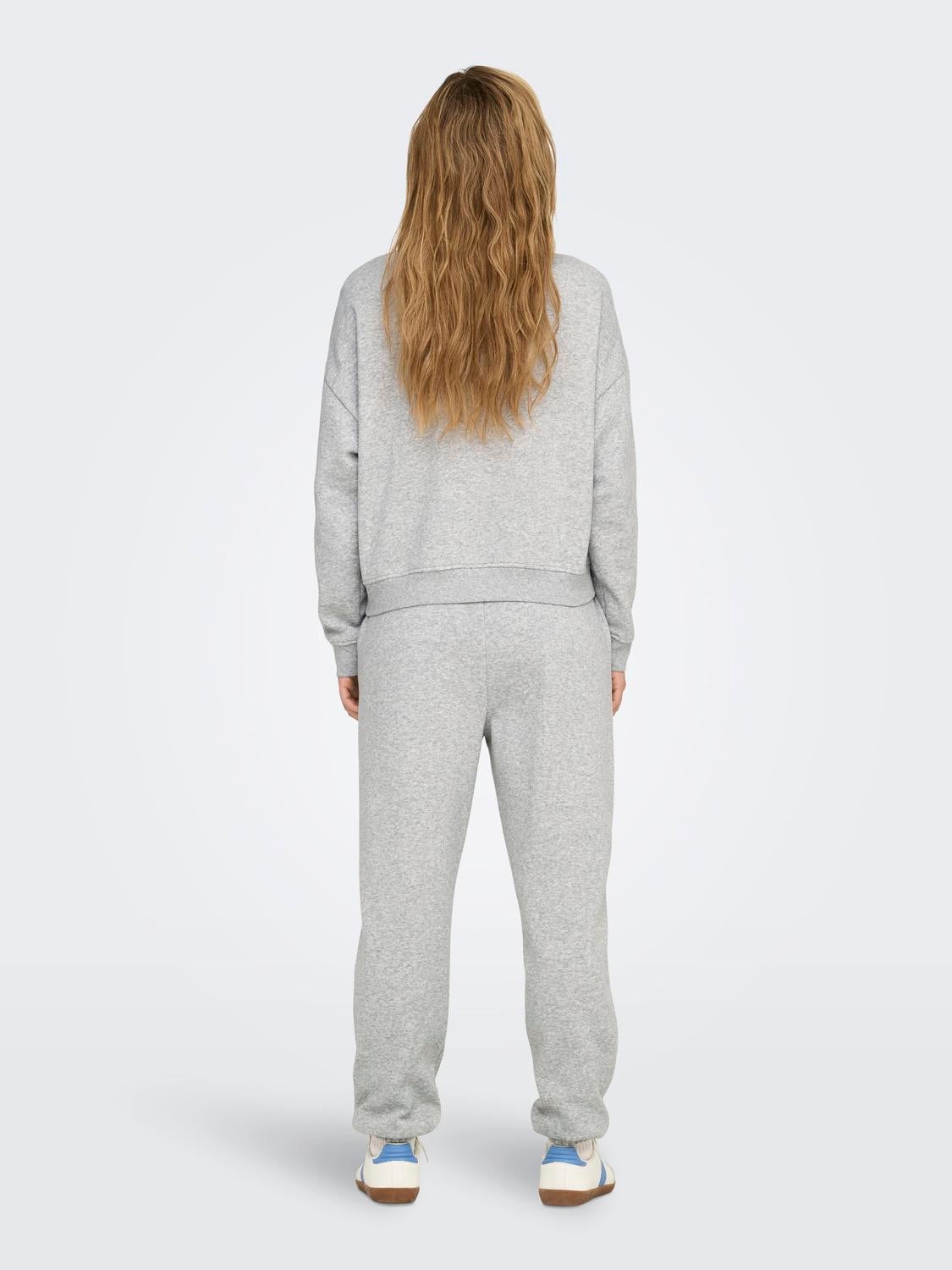 ONLSWEAT Sweatshirt Light Grey Melange