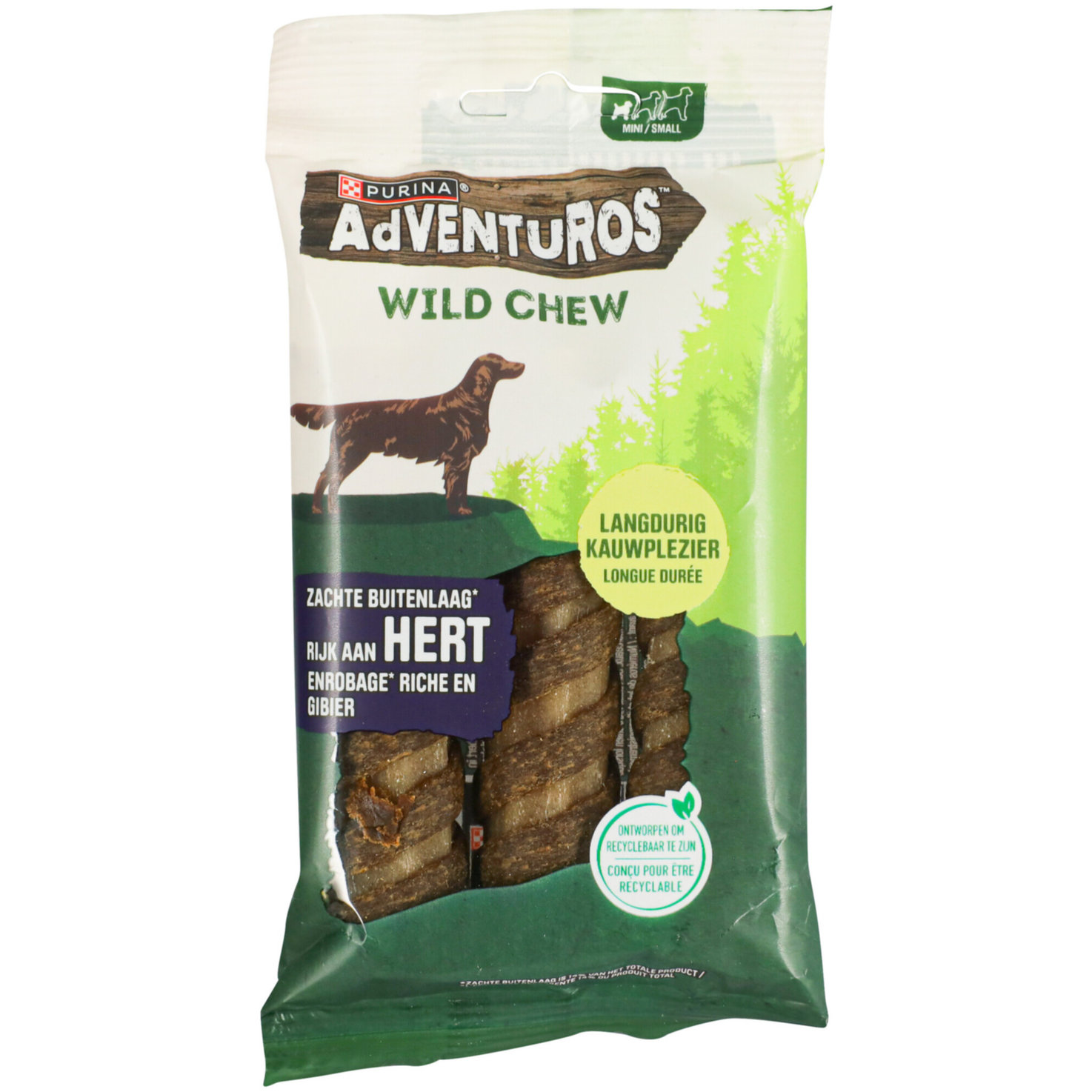 Adventuros Hundesnack Wild Chew Hirsch Small