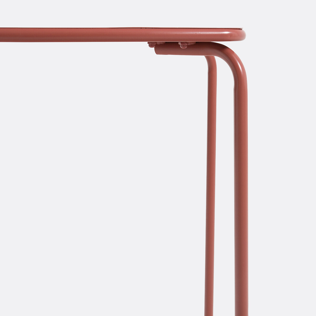 LA REDOUTE INTERIEURS<br>Mesa quadrada de metal para jardim, Dune