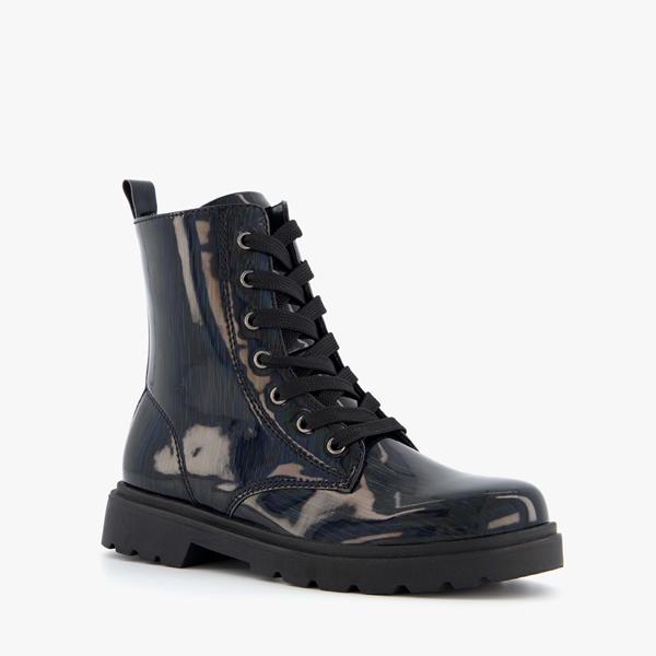 Blue box meisjes lak veterboots