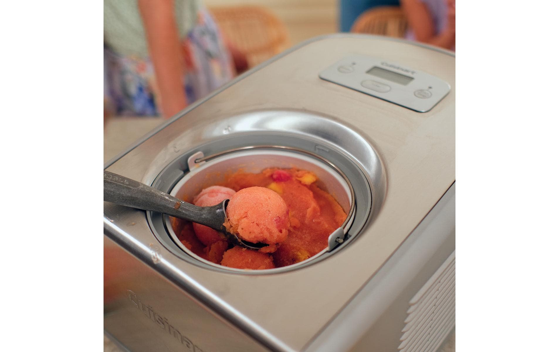 Glacemaschine Ice Cream & Gelato Professional 1.5 l, Silber<br>Eismaschine