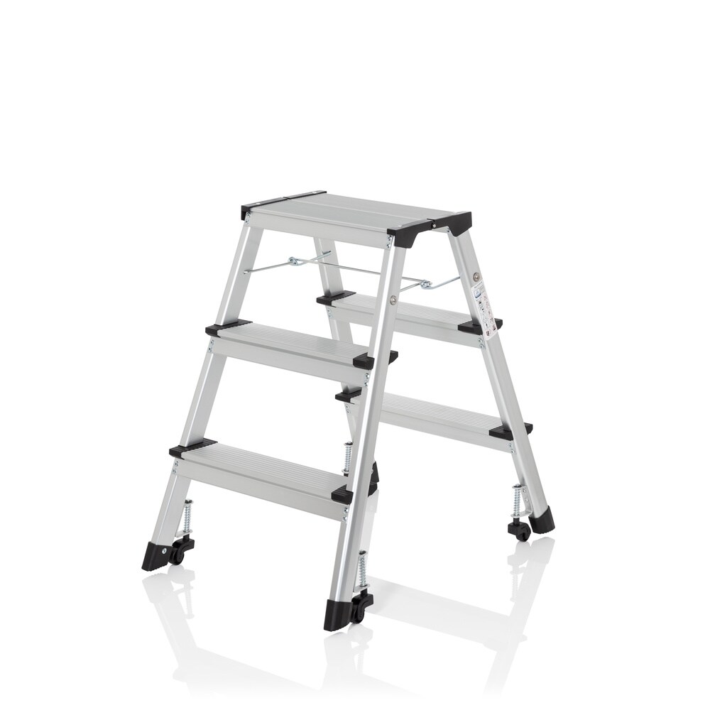 Klappleiter SOLID IV Aluminium hjh OFFICE