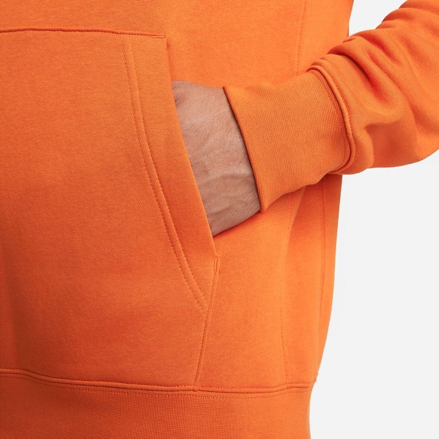 Pays-Bas Sweat à Capuche NSW Club Fleece - Orange/Noir