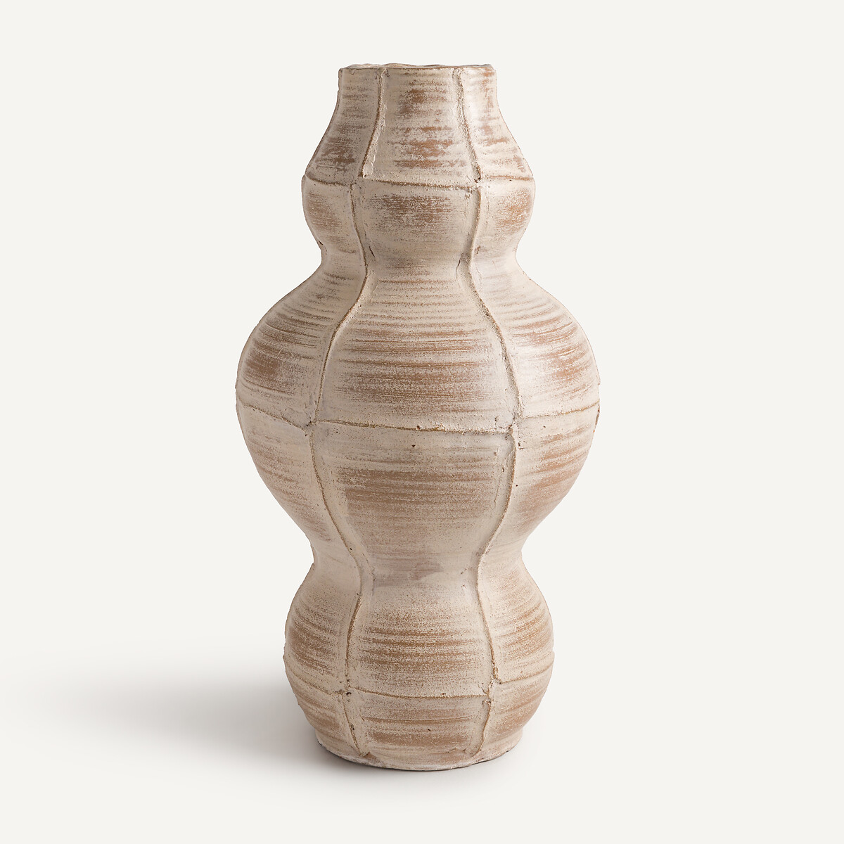 AM.PM<br>Vaso de terracota branqueada H49,5 cm, Ilyo