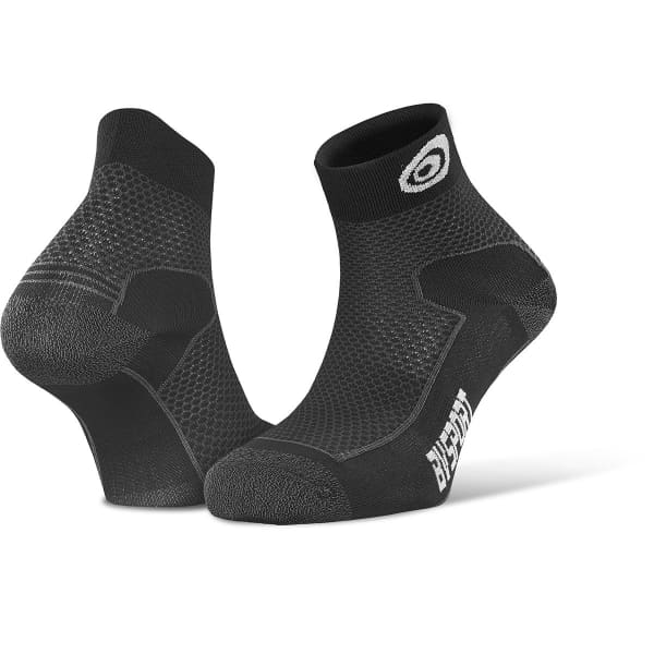Chaussette randonnée BV SPORT DOUBLE POLYAMIDE COURTE EVO NOIR/GRIS