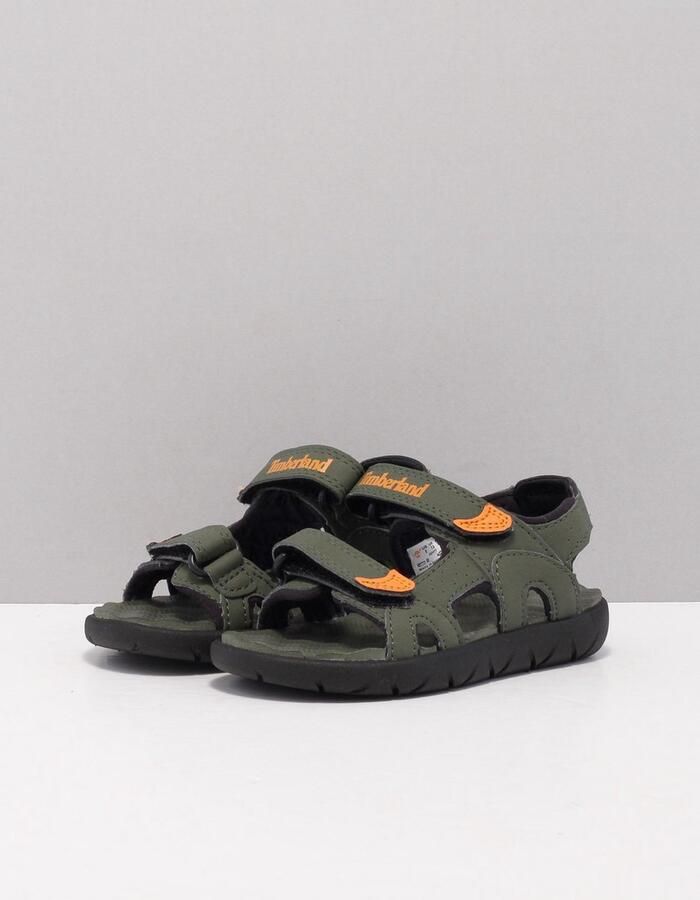Timberland Kid's Perkins Row 2-Strap Sandal Sandalen olijfgroen