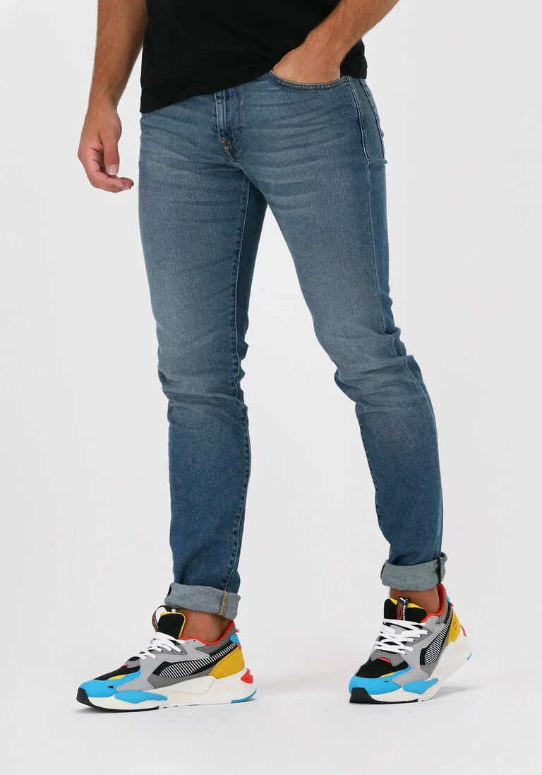 DIESEL blauwe diesel slim fit jeans d-strukt