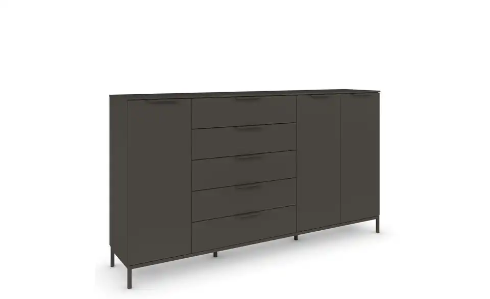 Highboard Graphit Graphit Front: Dekor, Oberboden: Dekor Graphit