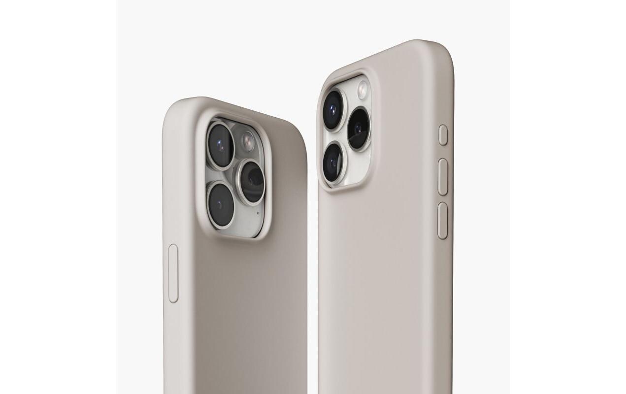 Back Cover Eco Silicone iPhone 15 Pro Max CreamSilicone Backcover für das Apple iPhone 15 Pro Max