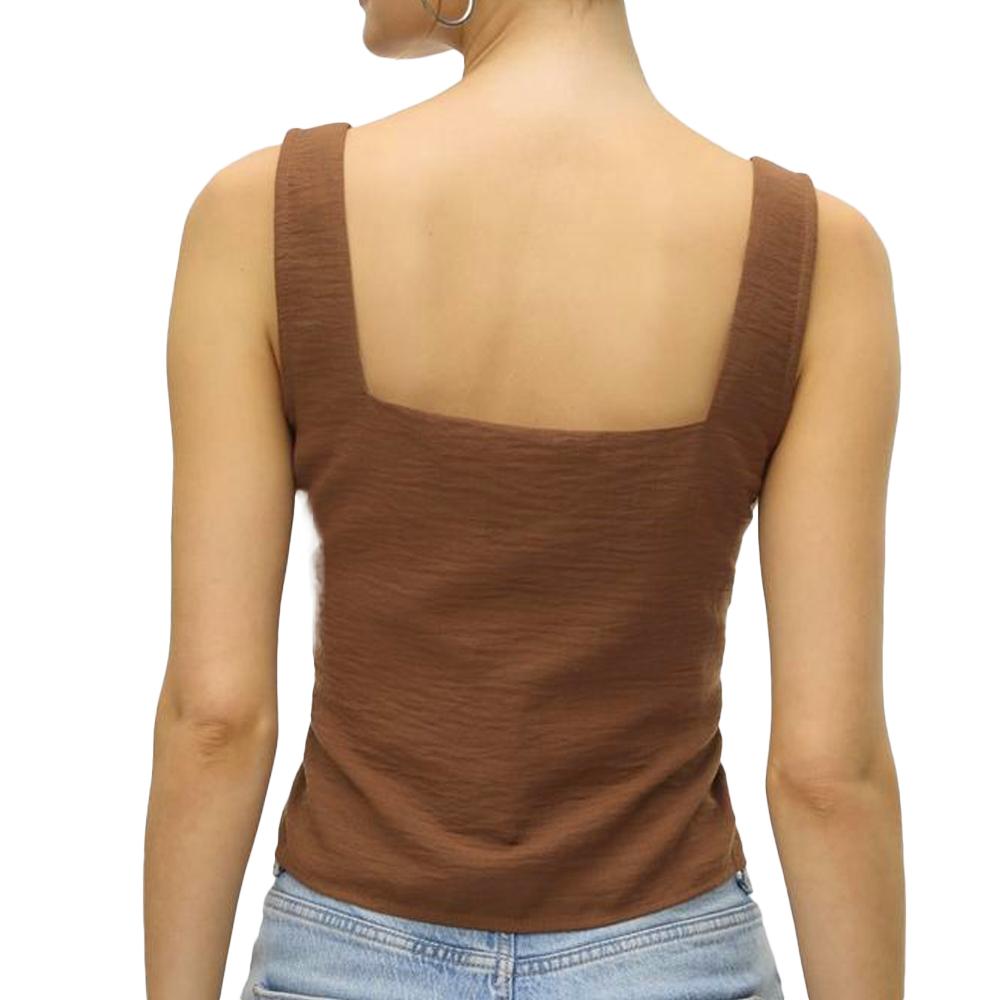 Vero Moda Top Marron Femme Vero Moda Kita