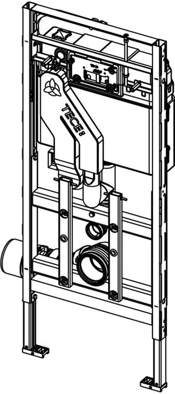 TECElux-wc-module 400, bouwhoogte 1120 mm, 9600400