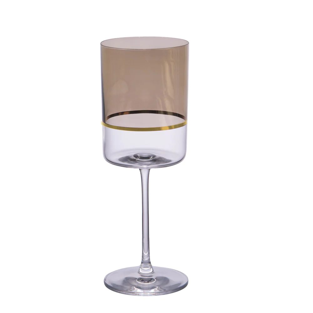 Verre à pied Exter or 34 cl (lot de 6) Rona