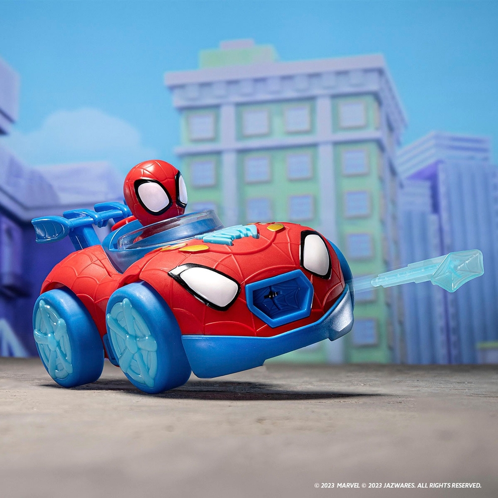 Marvel Spidey Amazing Friends – Spidey Mech Web Crawler Fahrzeug