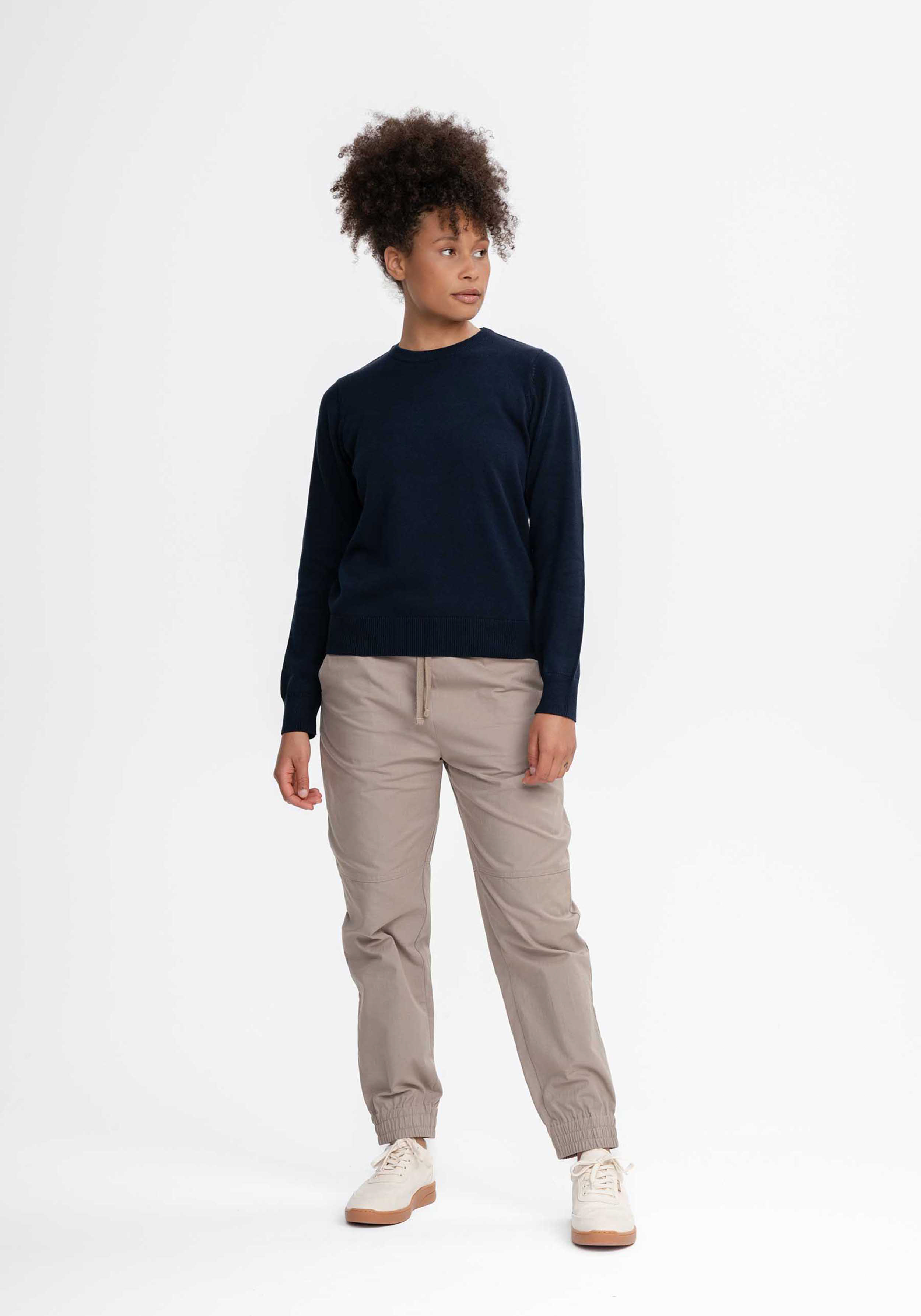 Mela Feinstrickpullover Dhana Navy