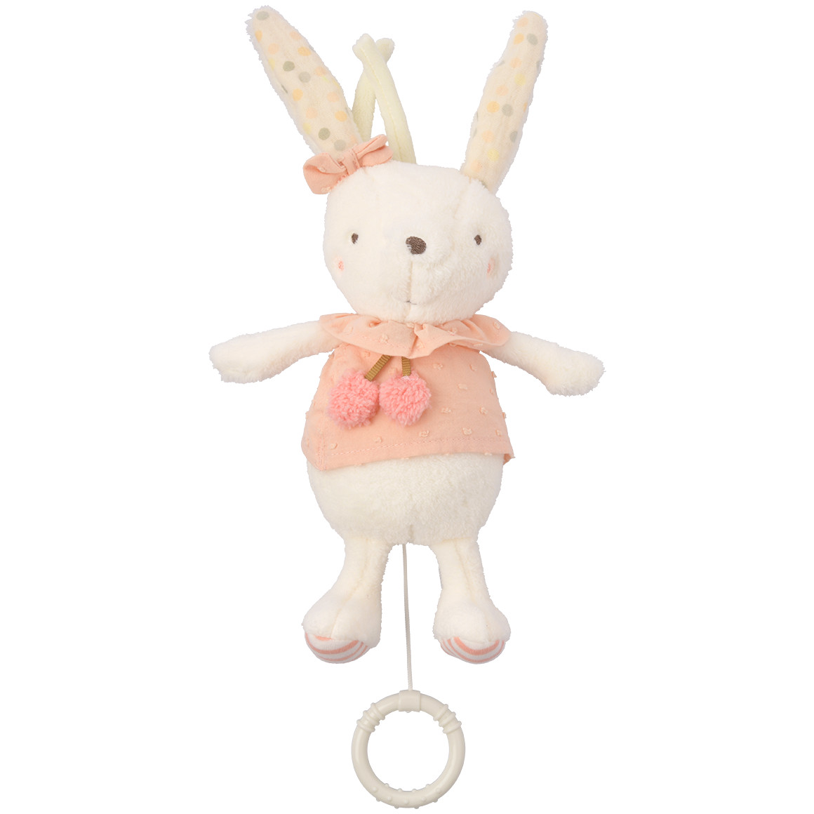 Topomini Baby Spieluhr im Hasen-Design weiss
