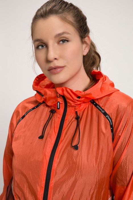 Funktionsjacke, Kapuze, 2-Wege-Zipper, wasserabweisend