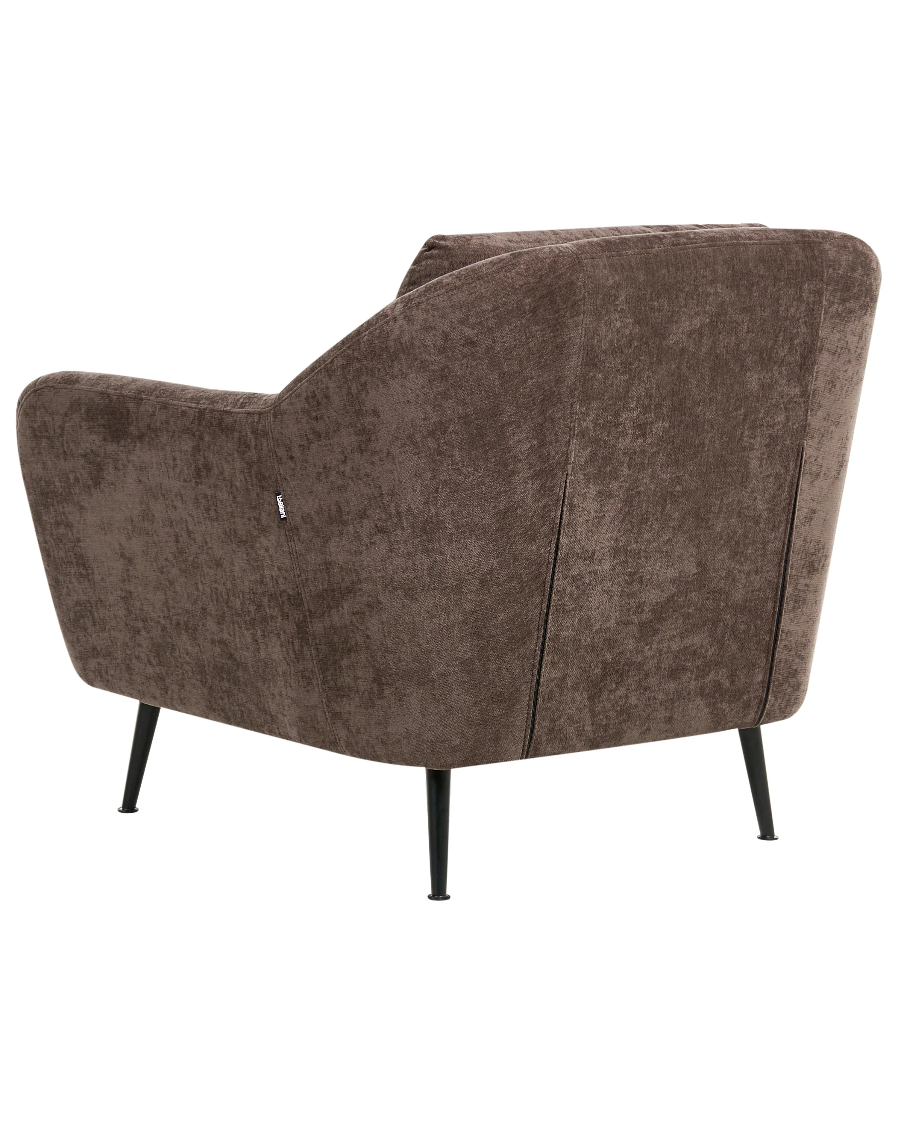 Fauteuil EIBY Chenille Donkerbruin