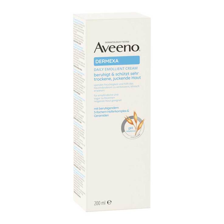 Aveeno Dermexa Emollientien Creme, 200 ml