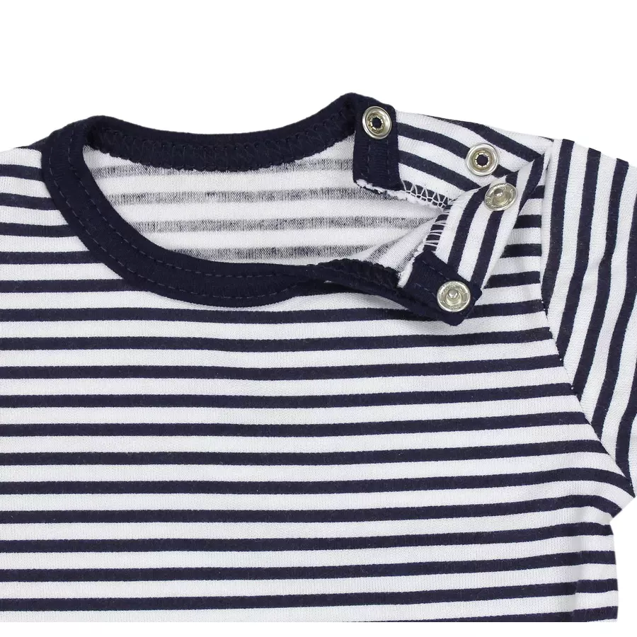 TupTam Baby Jungen Langarmshirt 5er Pack grauweiß