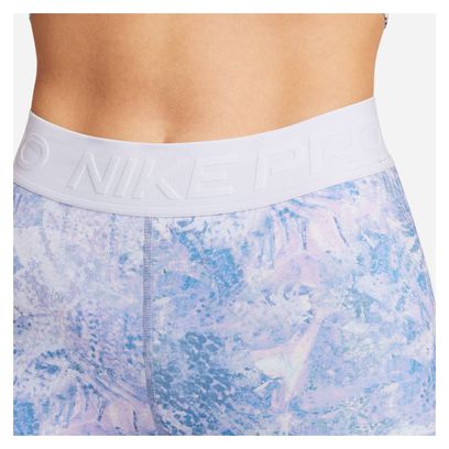 Collant 3/4 Femme Nike Dri-Fit Pro Bleu Violet