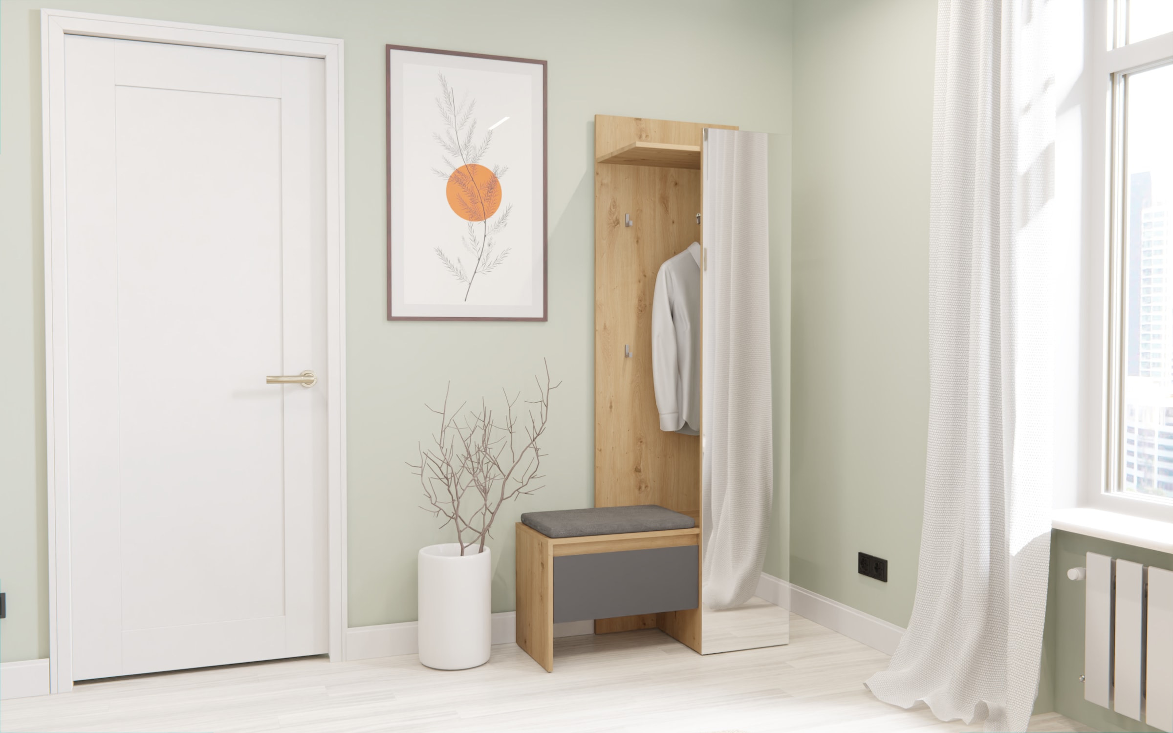 INOSIGN Kompaktgarderobe »Trosa« Breite 90 cm
