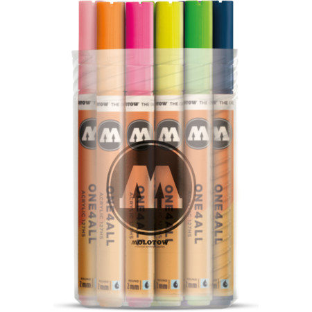Molotow One4All 127HS 2 mm Main-Kit 2 20er-Box by MolotowAcrylmarker - 2 mm