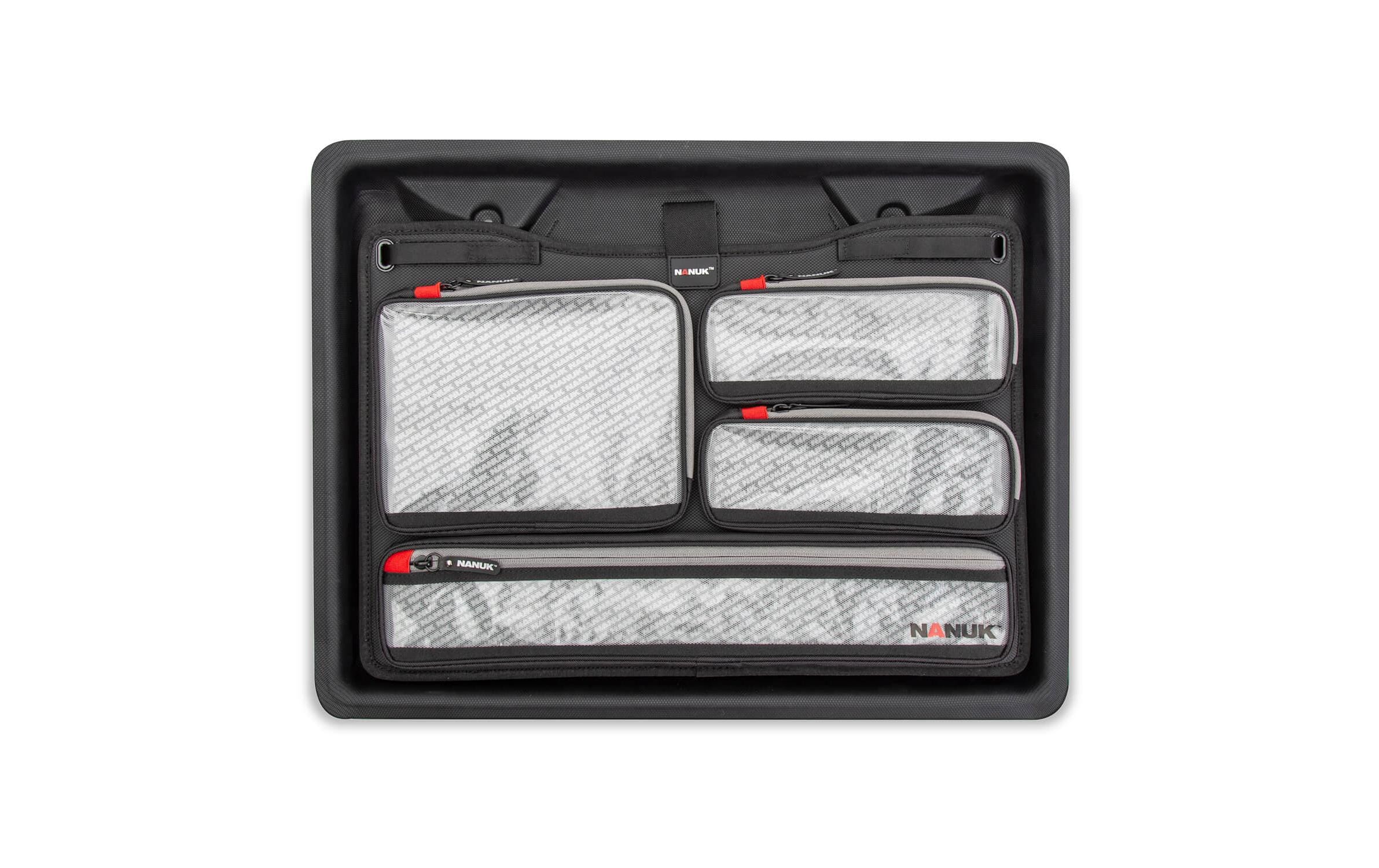 Einbaurahmen Deckel Organizer für Mod. 950<br>Hochwertiger Organizer für den Deckel des Kunststoffkoffers 950