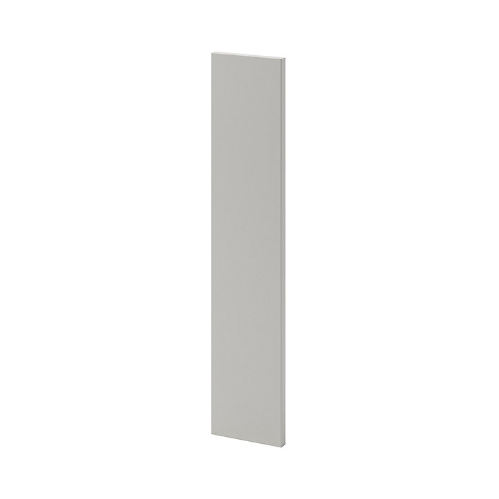 Porte de meuble de cuisine Stevia gris mat l. 15 cm x H. 72 cm GoodHome