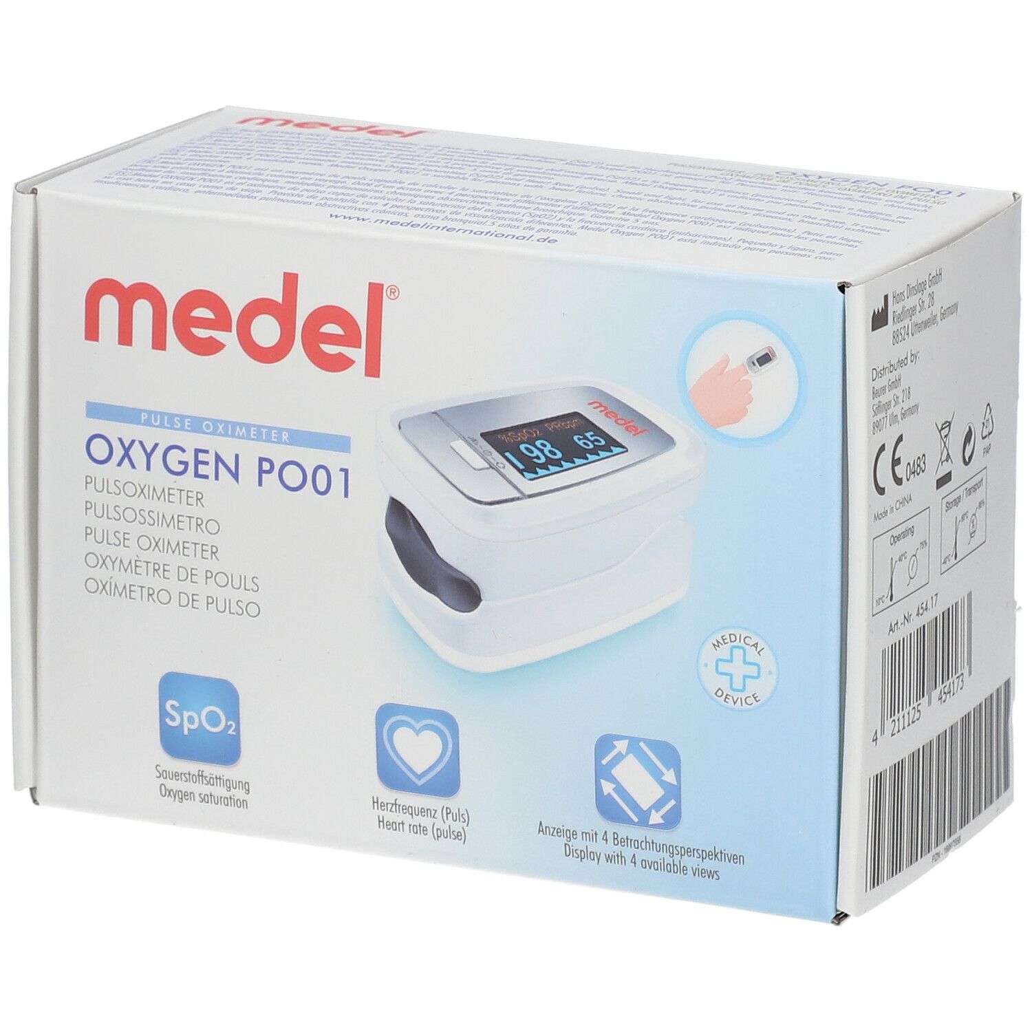 medel® Oxygen Pulsoximeter