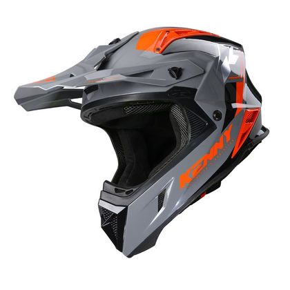 Casque cross Kenny TITANIUM - GRAPHIC 2024 - Gris / Orange