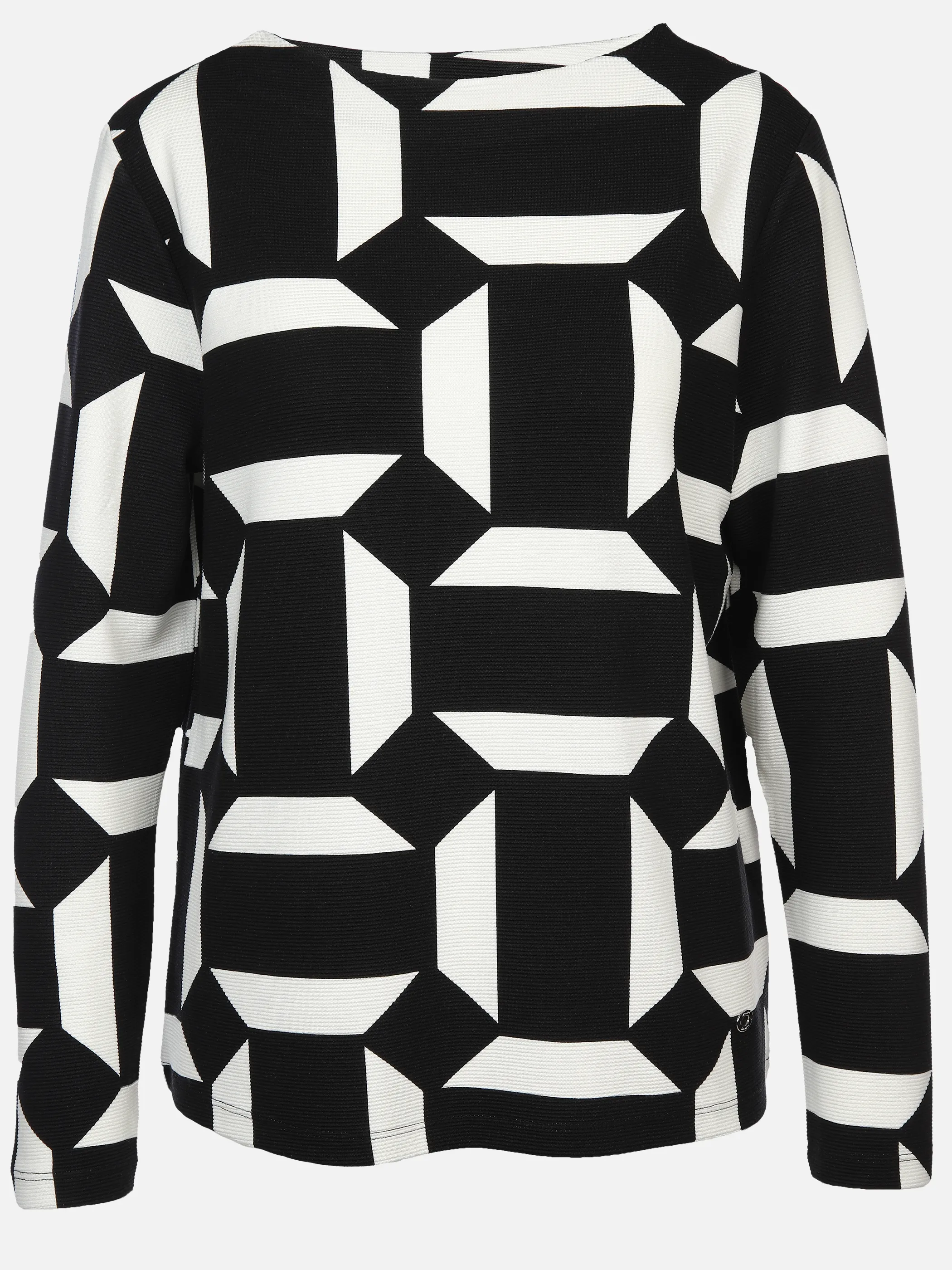 Damen Sweatshirt in Ripp-Optik